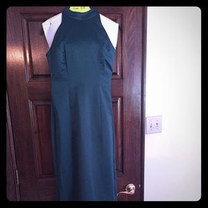 Hunter green formal dress-floor length